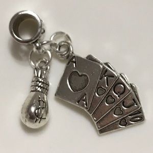 Money Pocket Dangle Charm Fit Pandora Bracelet